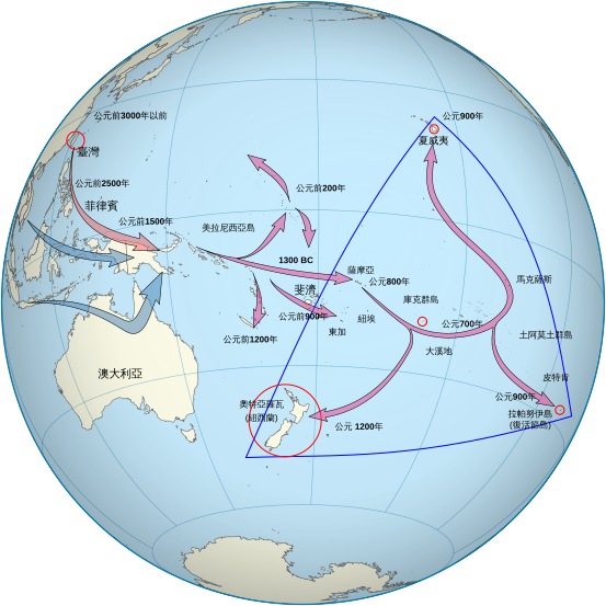 Polynesian Migration-zh-tw