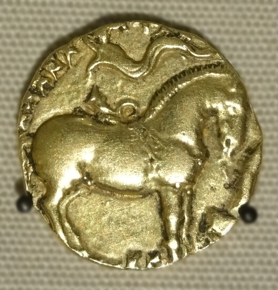 檔案:Gold coin of Kumaragupta I.jpg